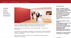Desktop Screenshot of anwaltskanzlei-keller.de